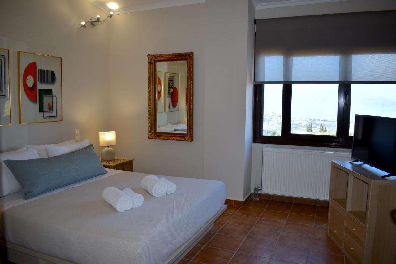 Ampelos Hillside Villa Akrata Esterno foto