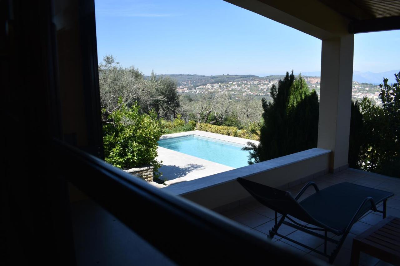 Ampelos Hillside Villa Akrata Esterno foto